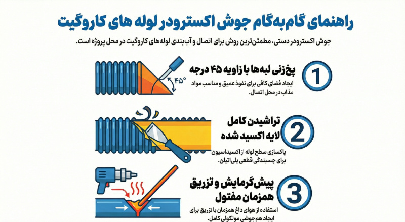 آب بندی با جوش اکسترودر