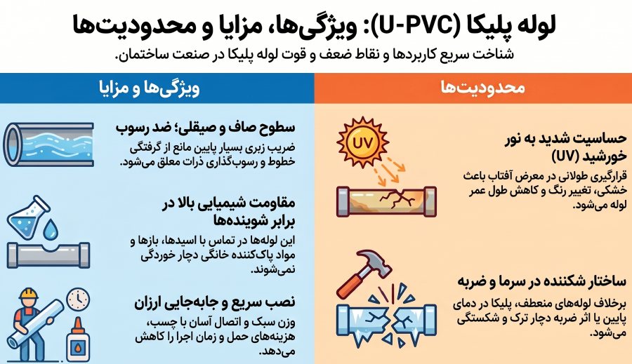 لوله پلیکا برای فاضلاب